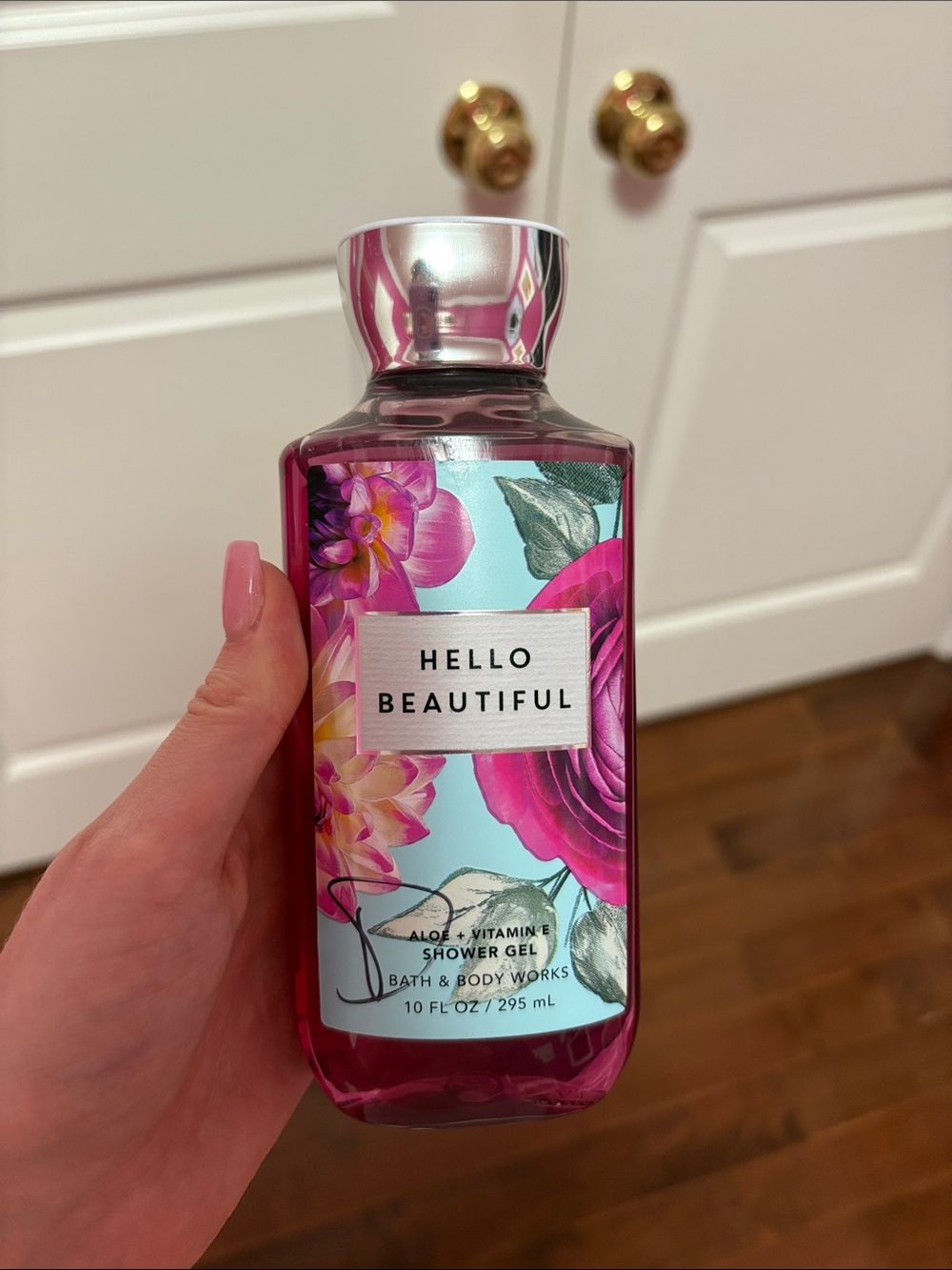 Bath & Body Works Hello Beautiful Pink Shower Gel Bottle 10 FL OZ
